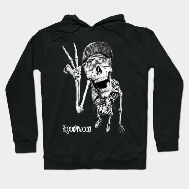 obey skull Bloodywood Hoodie by Alfabeth Kids